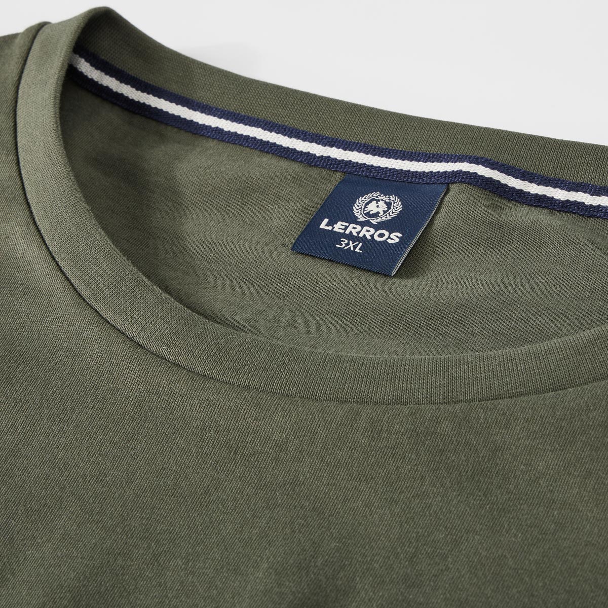 Lerros Longsleeve aus Baumwolle khaki