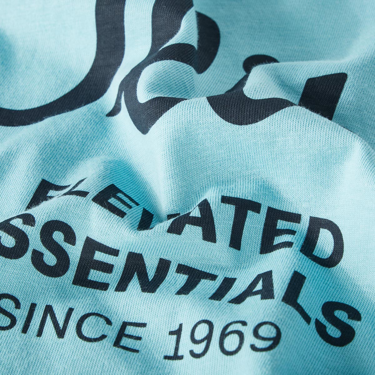 s.Oliver T-Shirt mit Label-Print blau/grün