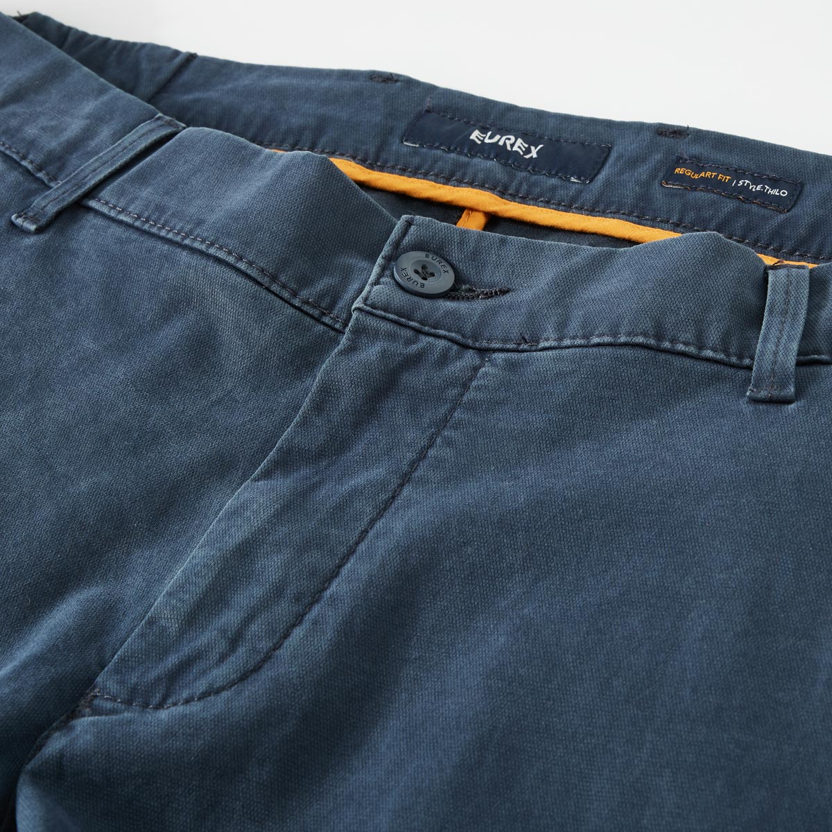 EUREX Chino „Thilo“ mit Stretch blau