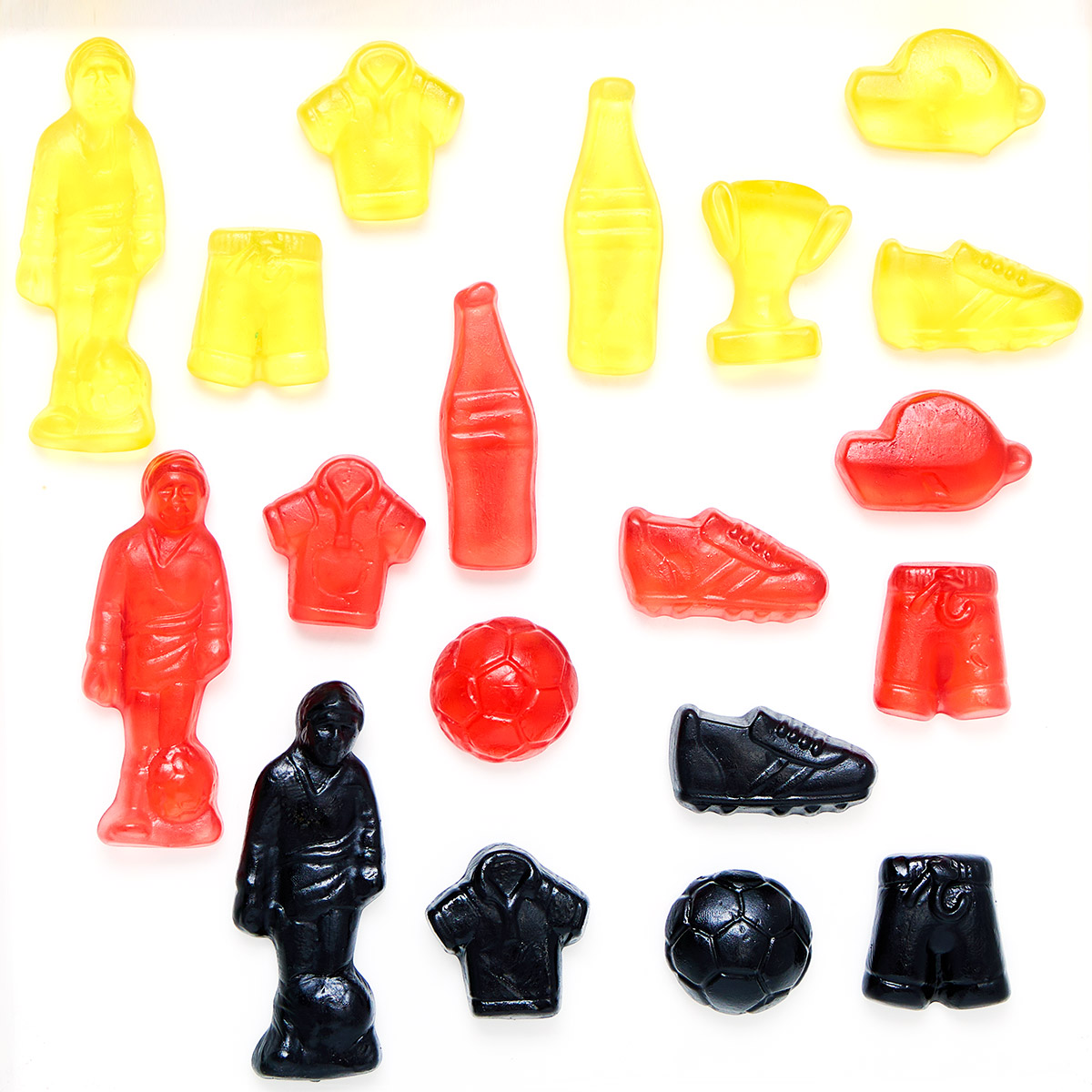 Trolli Fussball-Mischung, 500g Folienbeutel rot