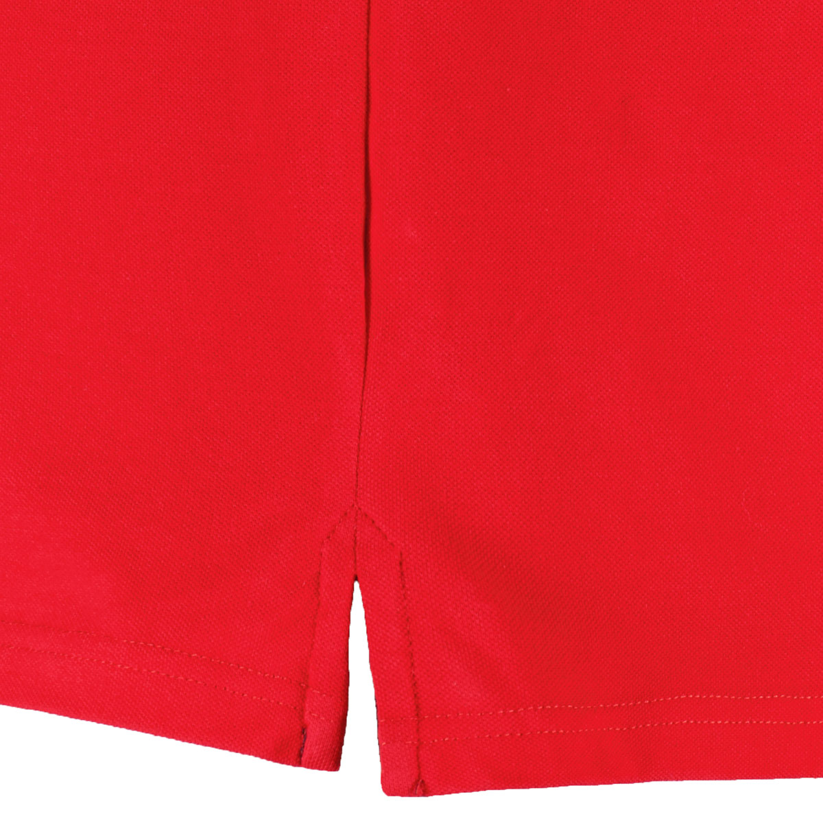 ADAMO Poloshirt mit Kontrastdetails rot