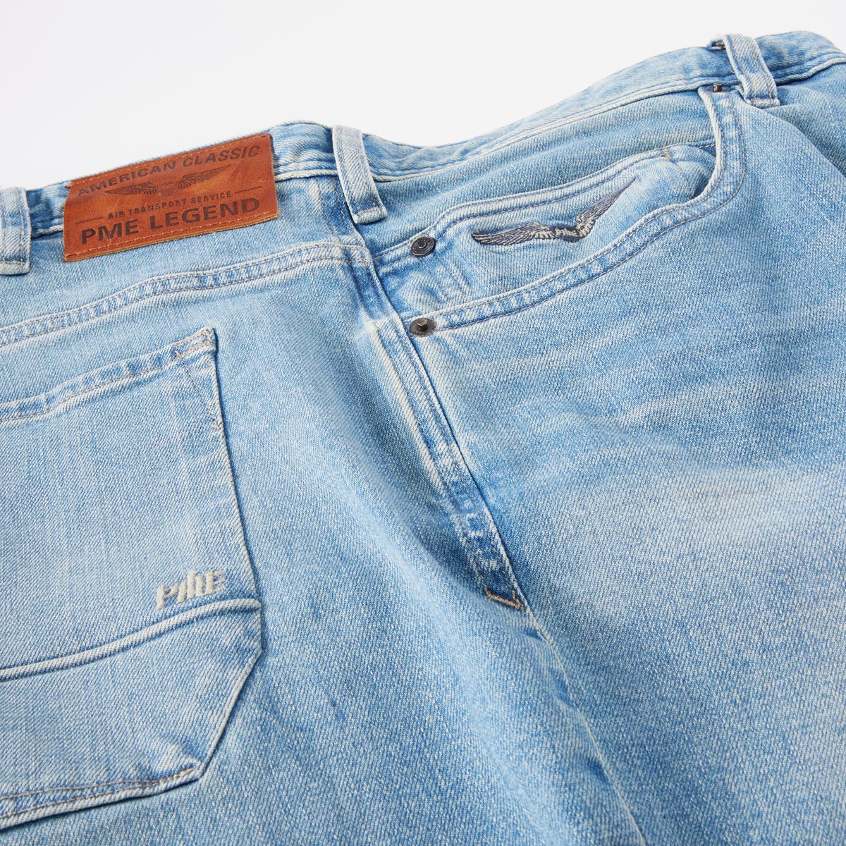 PME LEGEND Stretch-Jeans "Wingload", Loose Fit hellblau