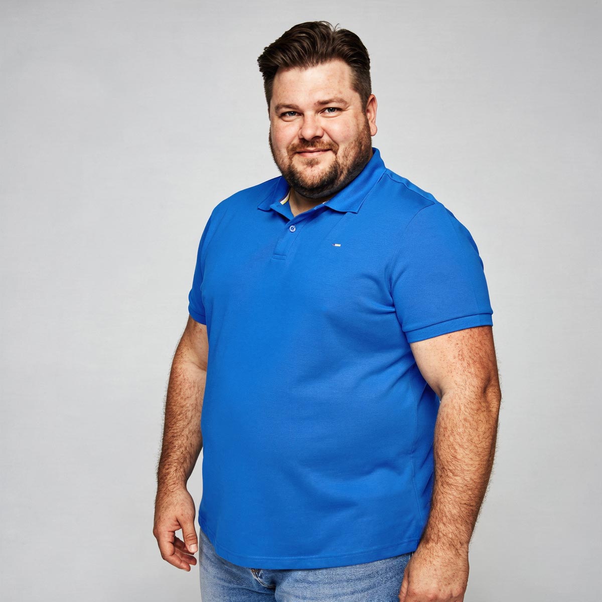 Pfundskerl Poloshirt aus Baumwolle royalblau