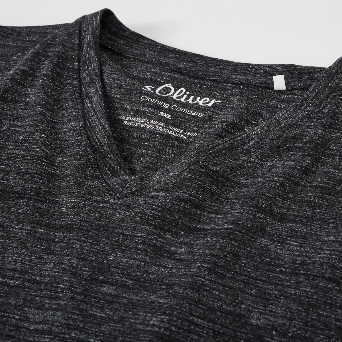 s.Oliver T-Shirt mit Elasthan schwarz
