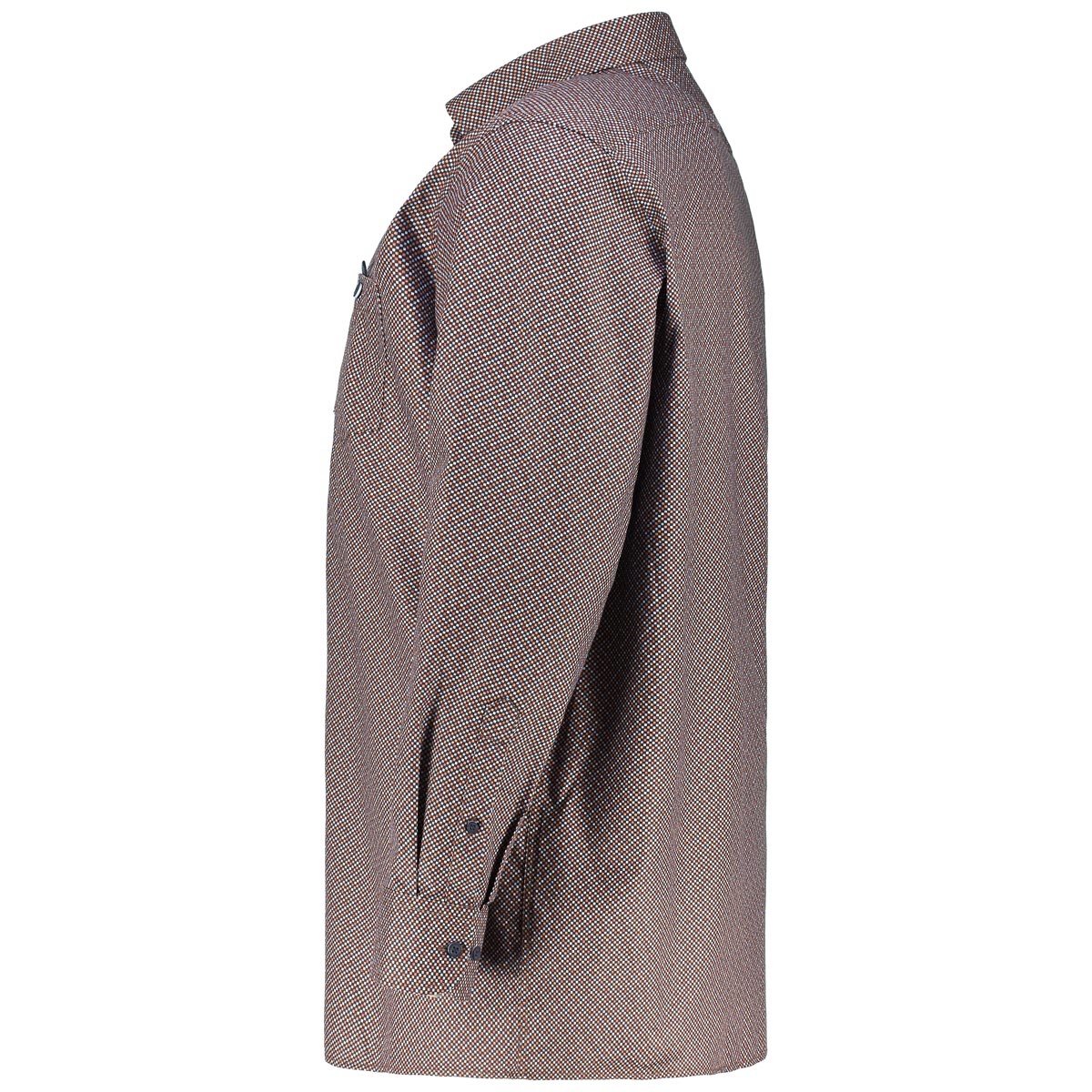 CASA MODA Freizeithemd mit Allover-Muster Farbe braun Größe: 7XL günstig online kaufen