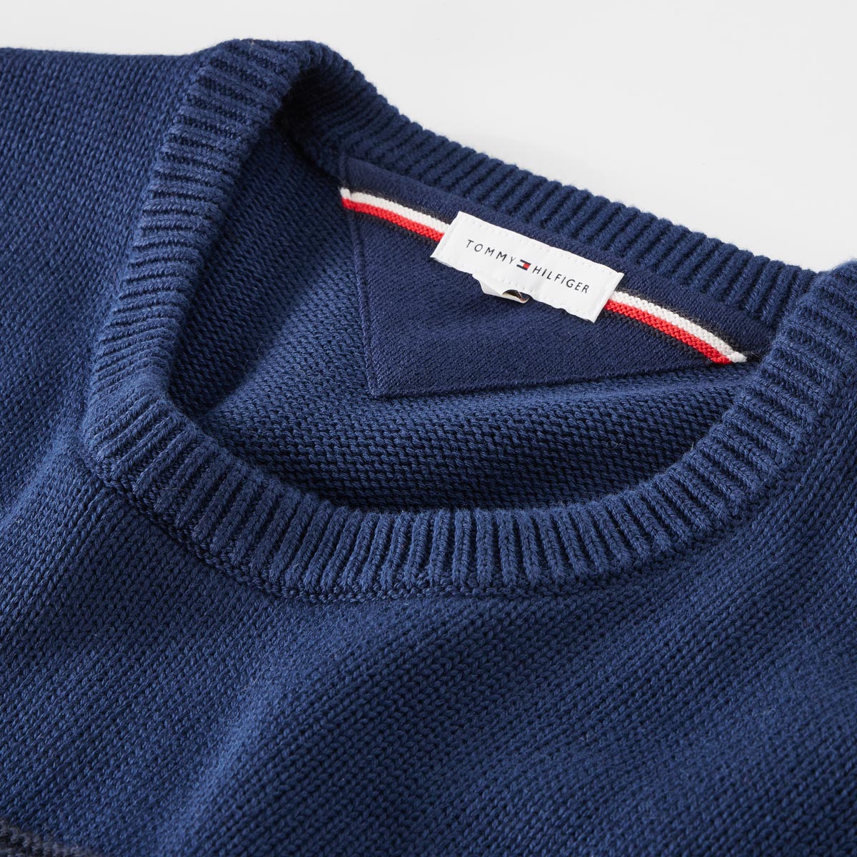 Tommy Hilfiger Pullover mit Stickerei dunkelblau