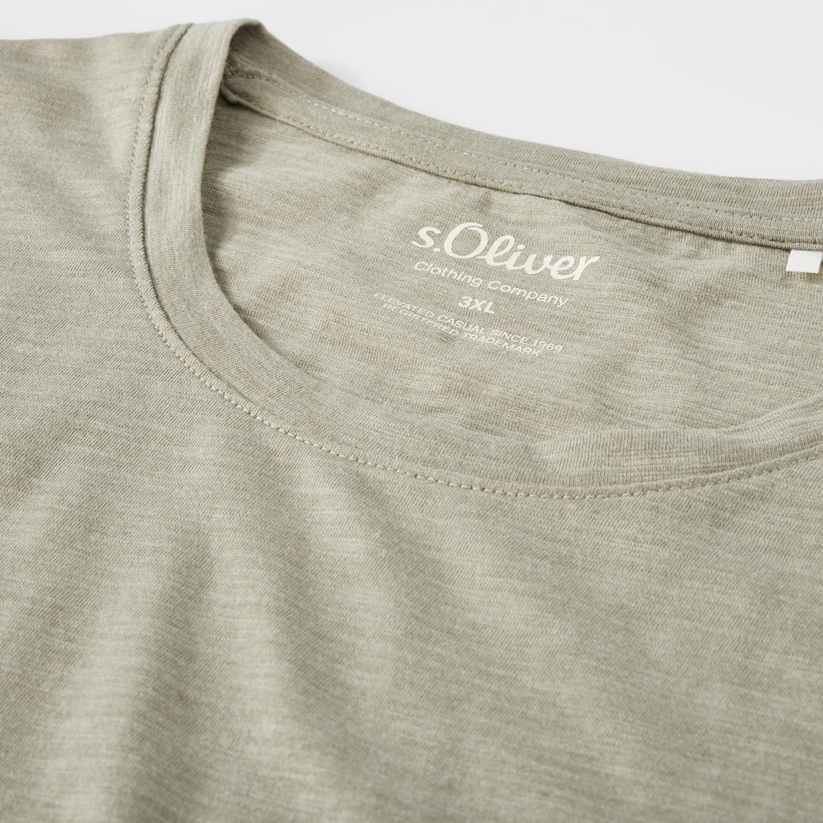 s.Oliver T-Shirt aus Baumwollmix grün