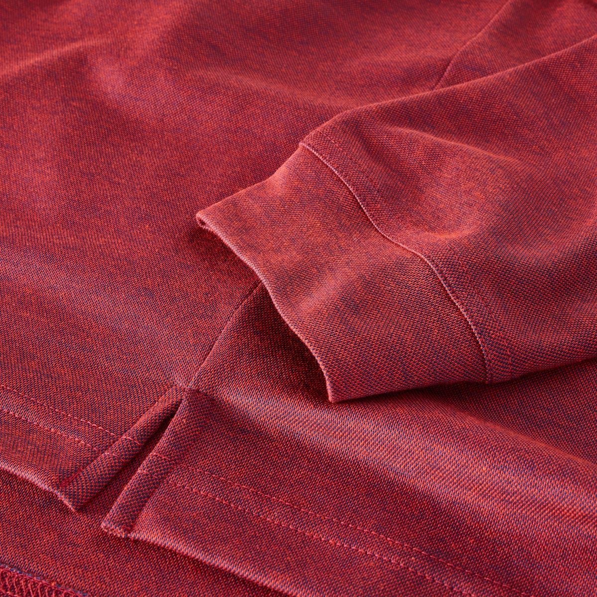 Hajo Poloshirt aus Baumwollmischung rot