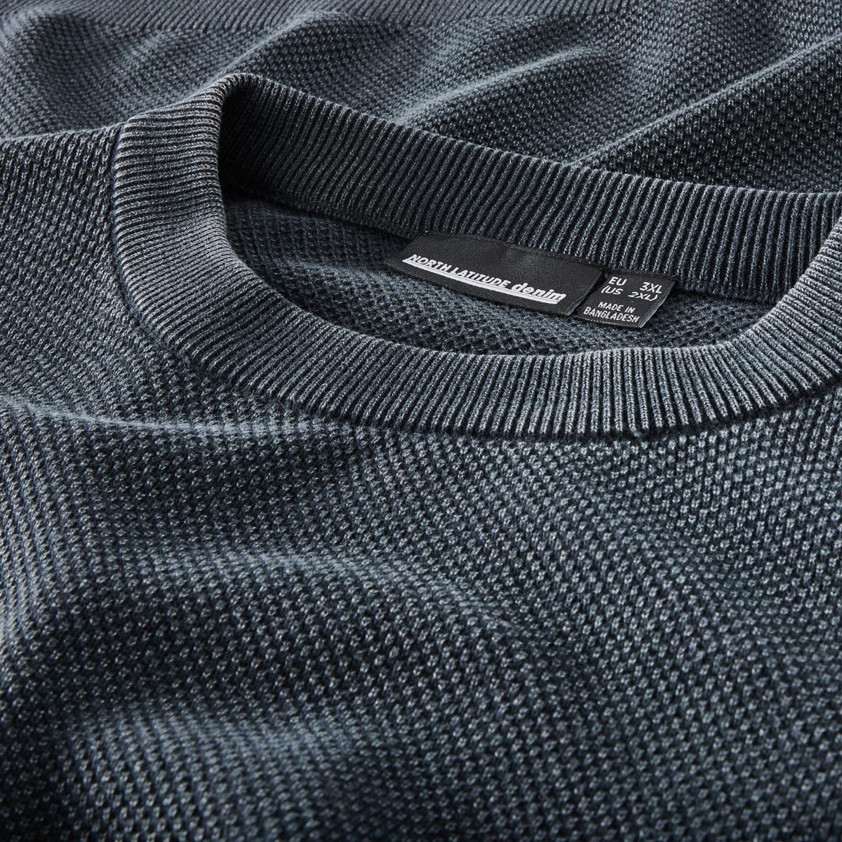 North Pullover mit Struktur schwarz