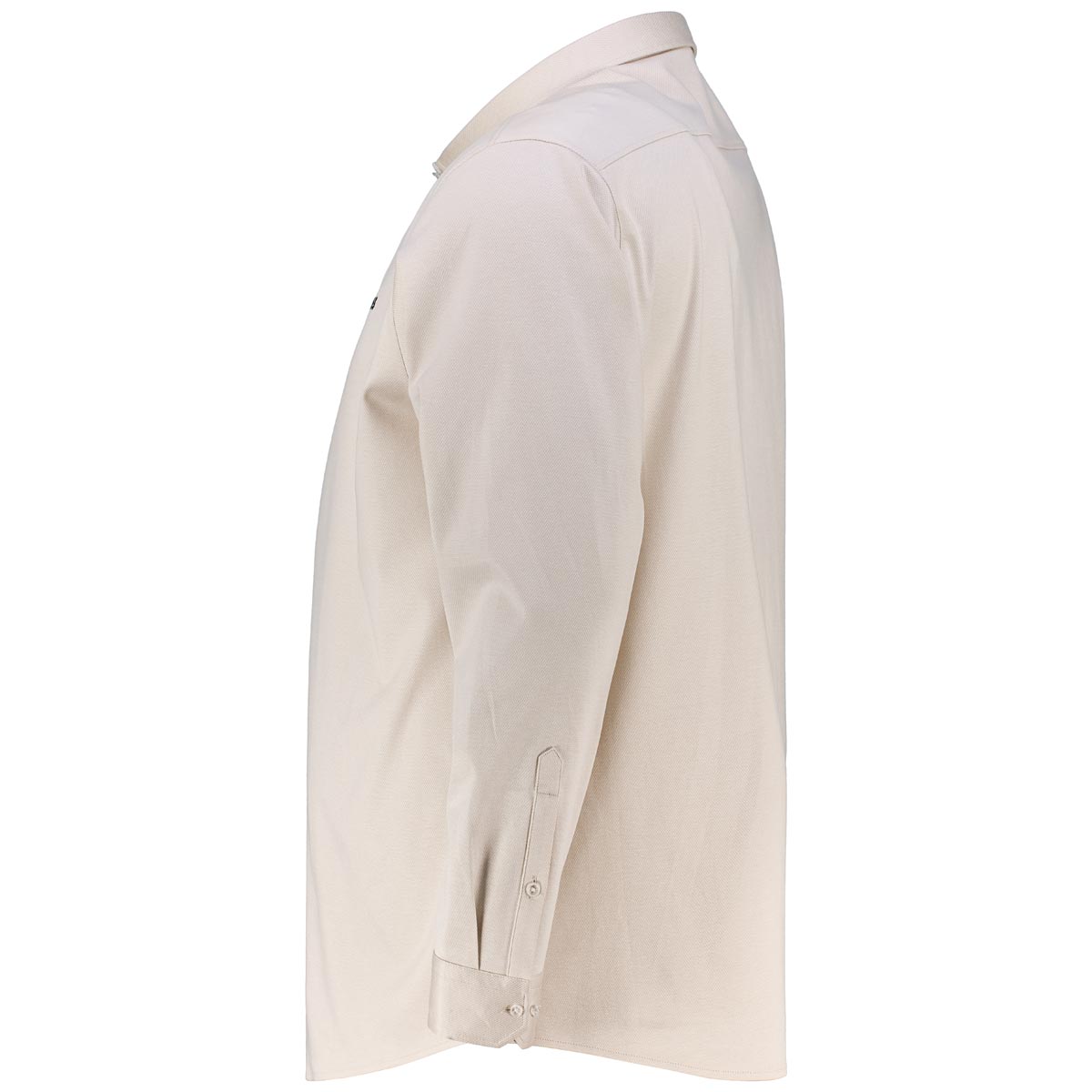 BOSS Freizeithemd aus Baumwoll-Jersey, knitterfrei und atmungsaktiv beige