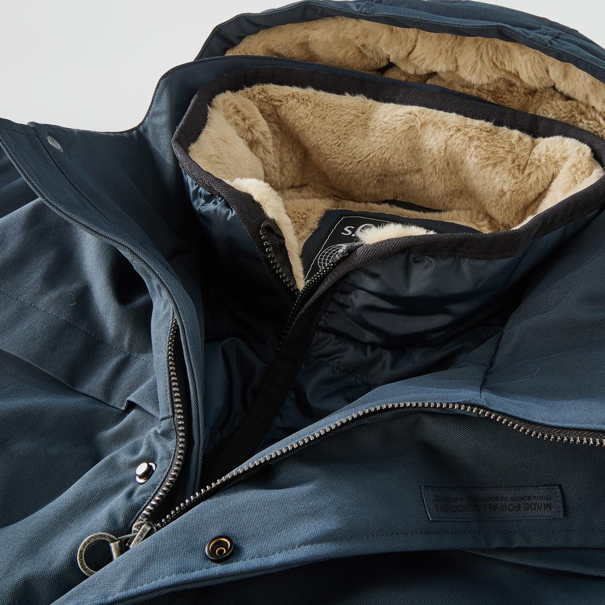 s.Oliver Fieldjacket, wasserabweisend blau