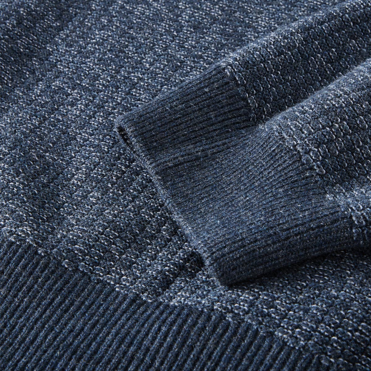 camel active Pullover mit Struktur dunkelblau