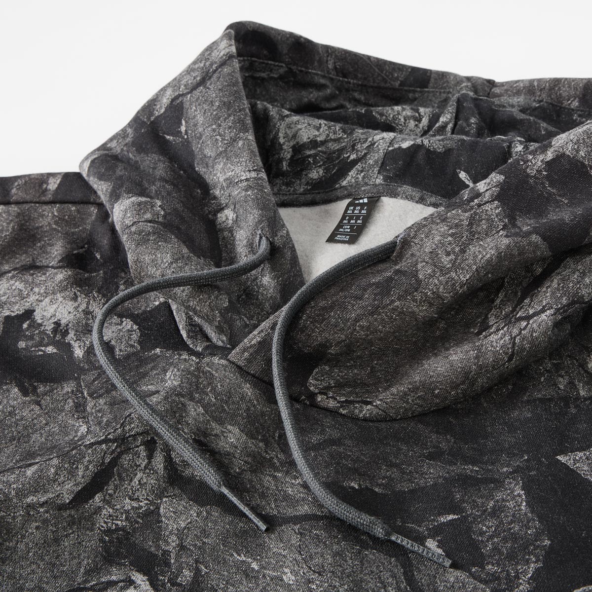 adidas Hoodie mit Allover-Print anthrazit