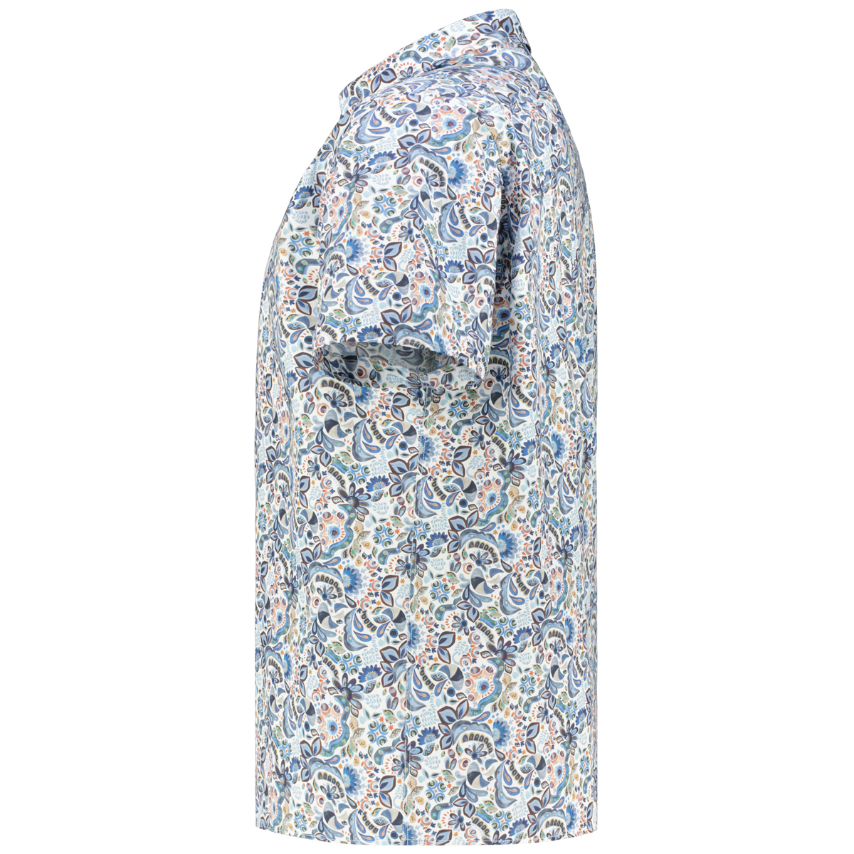 CASA MODA Freizeithemd mit Allover-Print blau