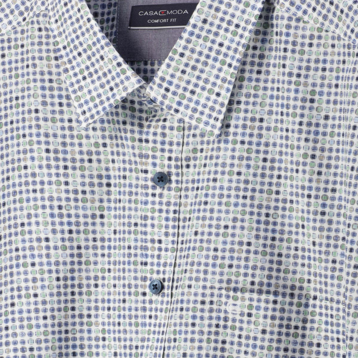 CASA MODA Freizeithemd aus Baumwolle grün CASA MODA Freizeithemd aus Baumwolle grün