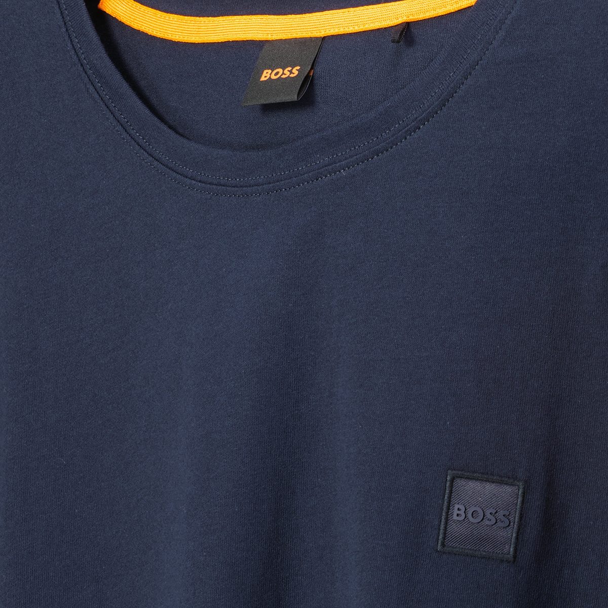 BOSS T-Shirt aus Baumwolle dunkelblau