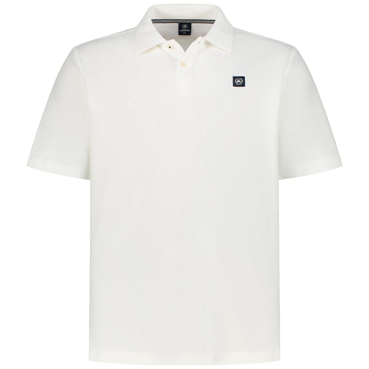 Poloshirt mit Strukturgewebe