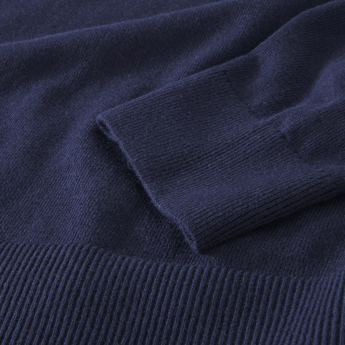 Tommy Hilfiger Feinstrickpullover mit Kaschmir marine