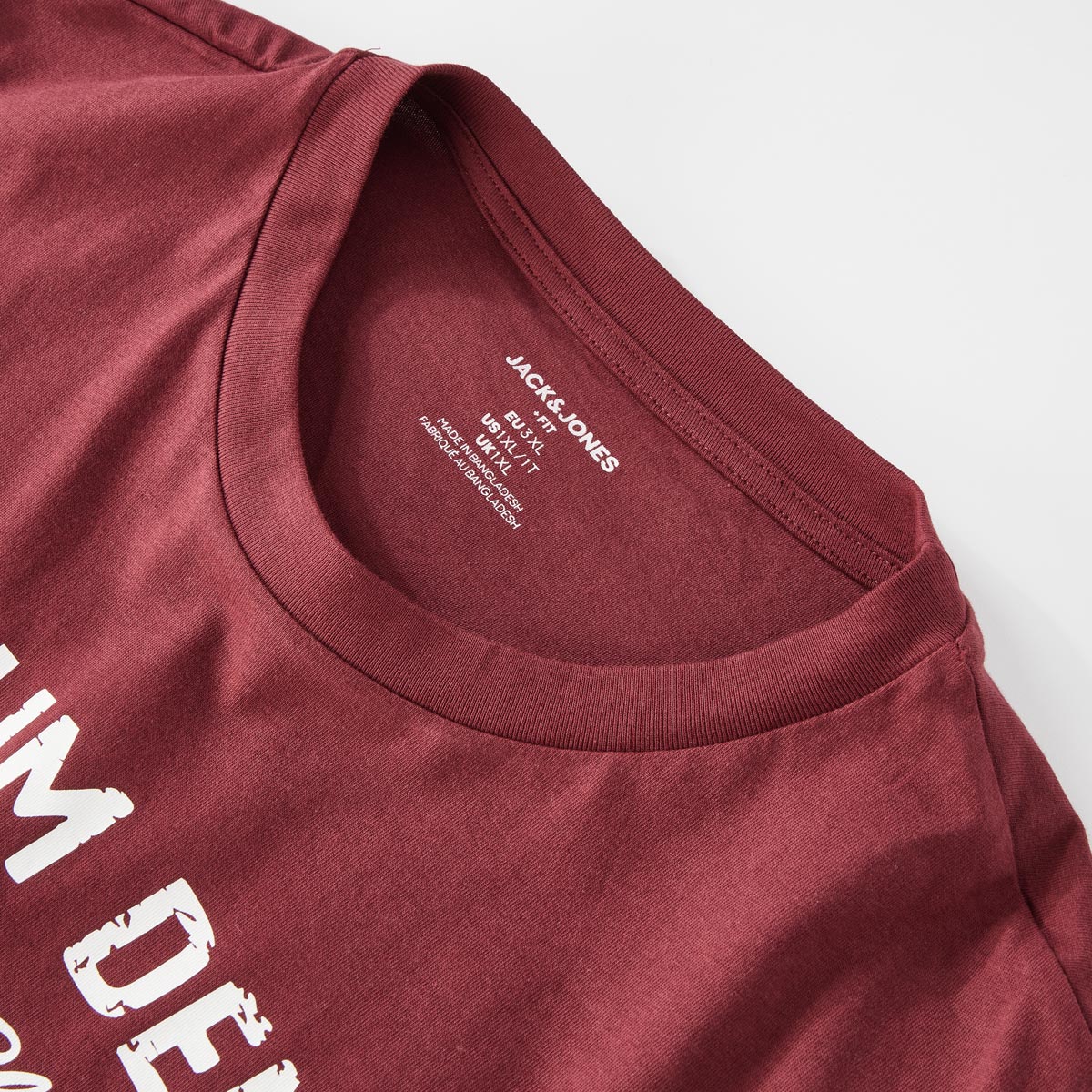 Jack&Jones T-Shirt aus Biobaumwolle rot