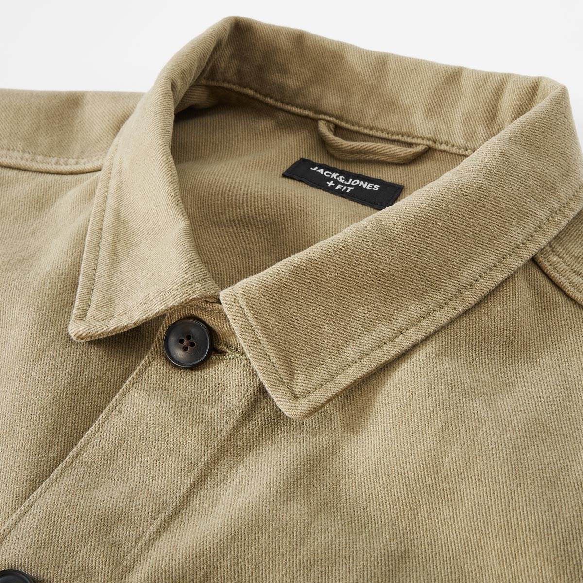 Jack&Jones Jeans-Overshirt aus Biobaumwolle grün