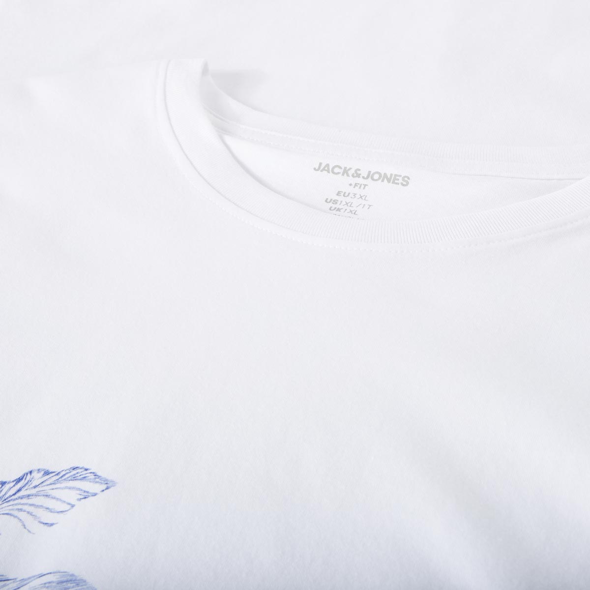 Jack&Jones T-Shirt mit Motiv-Print weiß