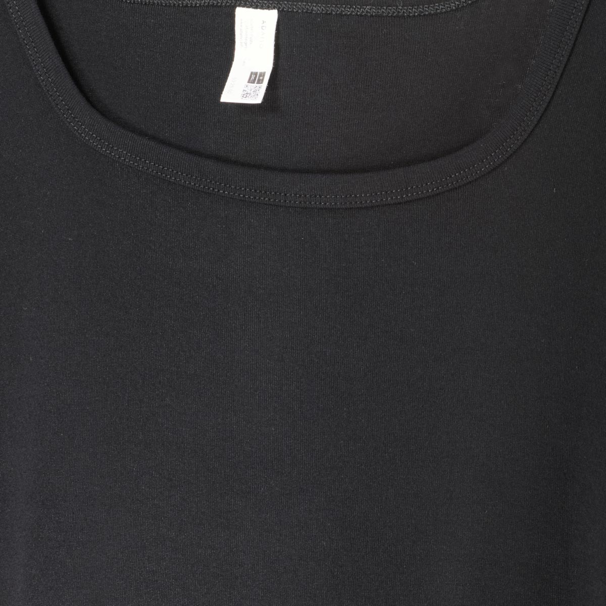 ADAMO Doppelpack Unterhemden aus Baumwolle schwarz ADAMO Doppelpack Unterhemden aus Baumwolle schwarz