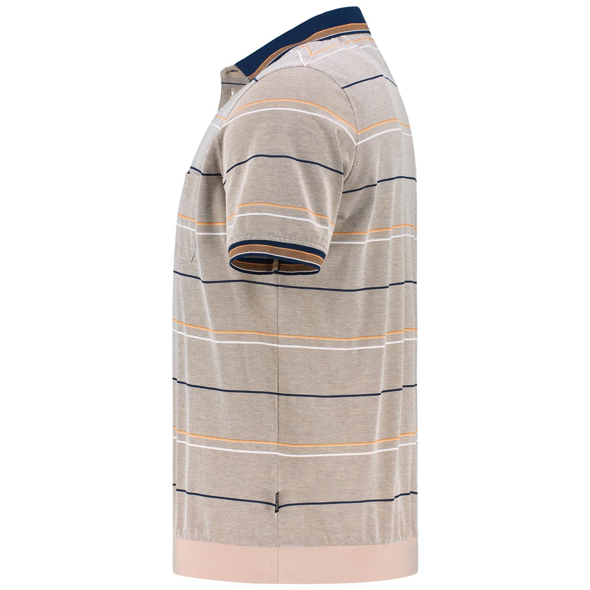 Hajo Poloshirt "Stay Fresh", bügelfrei mandarine