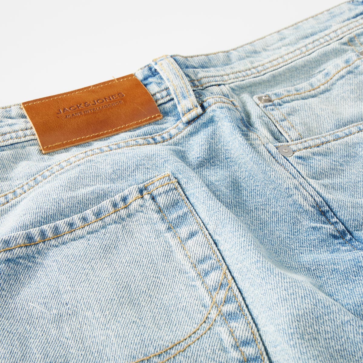 Jack&Jones 5-Pocket Jeans "Chris", Loose Fit jeansblau