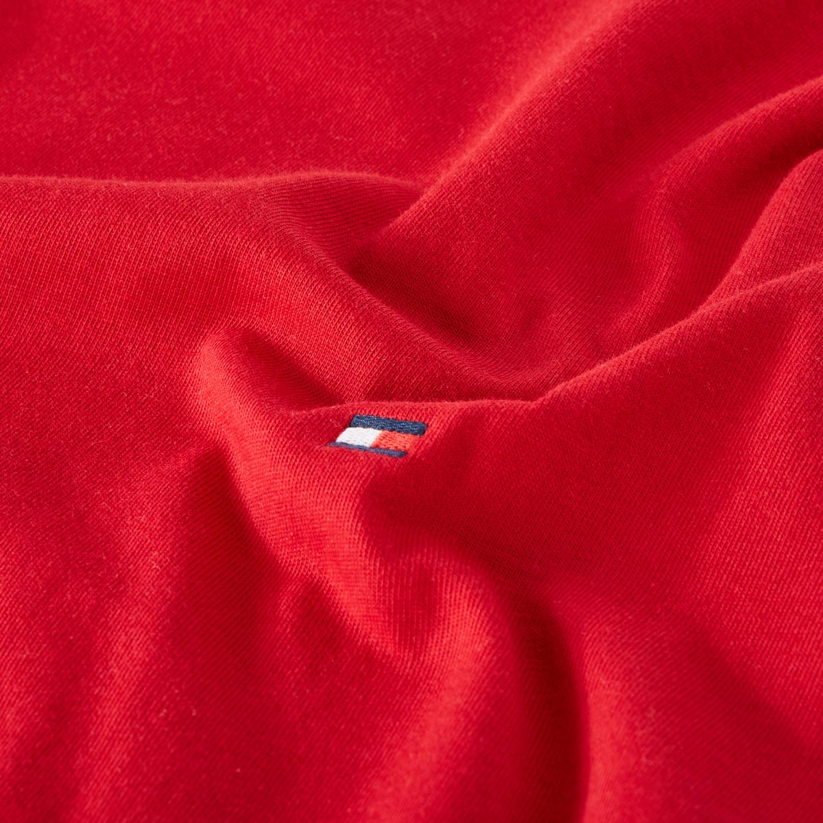 Tommy Hilfiger T-Shirt aus Baumwolle rot