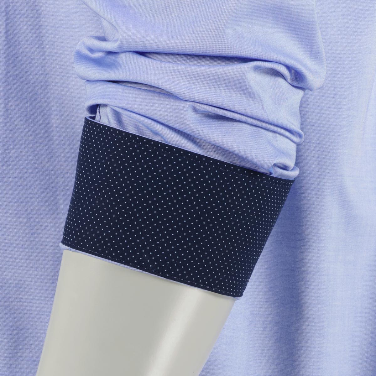 ETERNA Businesshemd mit Kontrastdetails, bügelfrei, langarm mittelblau ETERNA Businesshemd mit Kontrastdetails, bügelfrei, langarm mittelblau