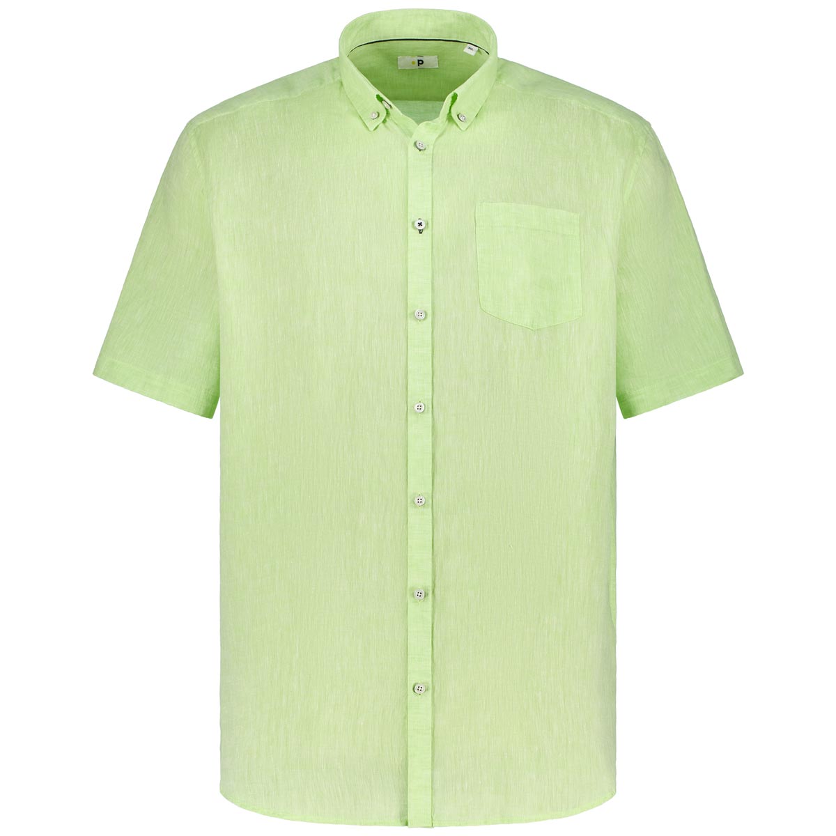 Pfundskerl Freizeithemd aus Leinen Farbe hellgrün Größe: 3XL günstig online kaufen