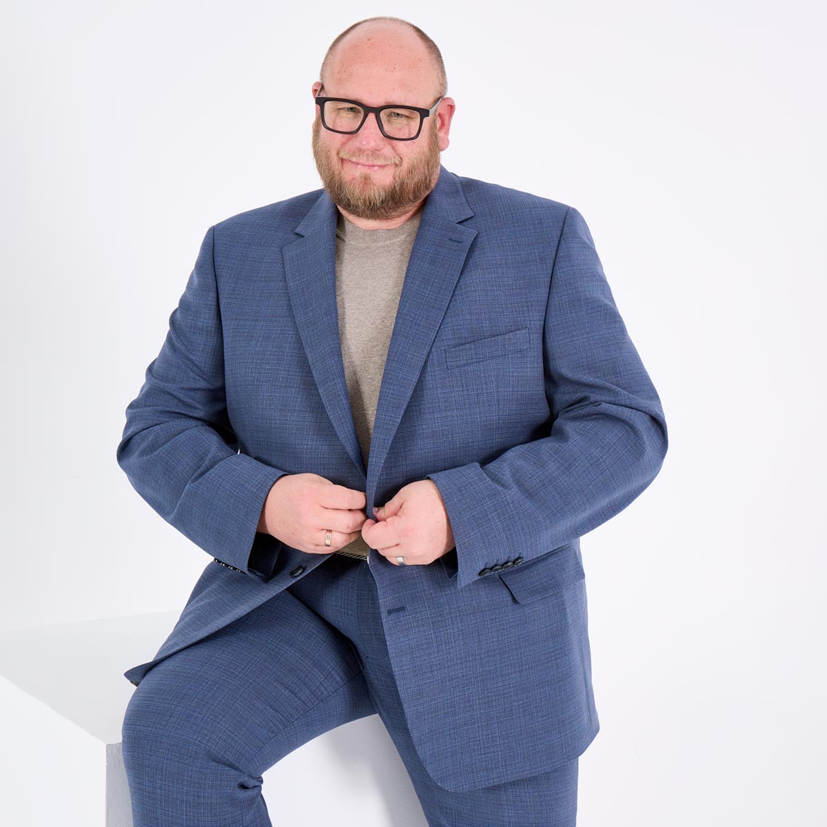 Digel Anzugsakko mit Stretch, knitterresistent, fleckabweisend blau Digel Anzugsakko mit Stretch, knitterresistent, fleckabweisend blau