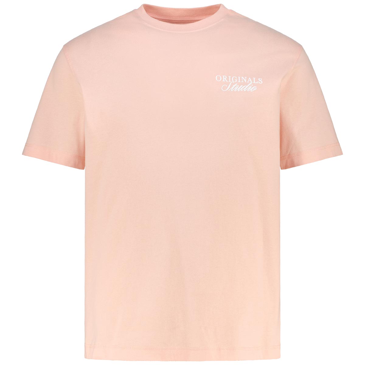 Jack&Jones T-Shirt mit Print auf Vorder- und Rückseite pfirsich