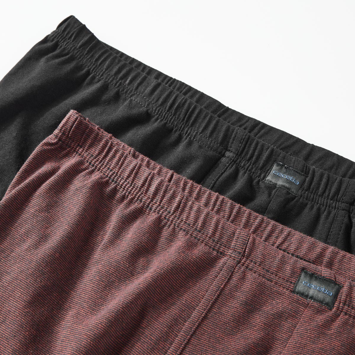 Ceceba 2er-Pack Long-Pants mit Stretch rot