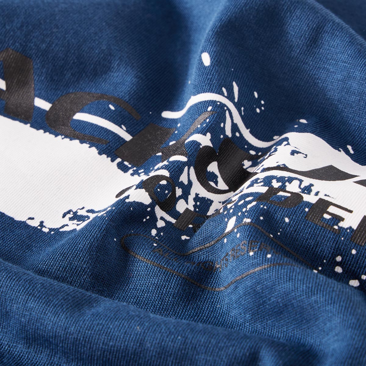 Jack&Jones T-Shirt mit Label-Print blau