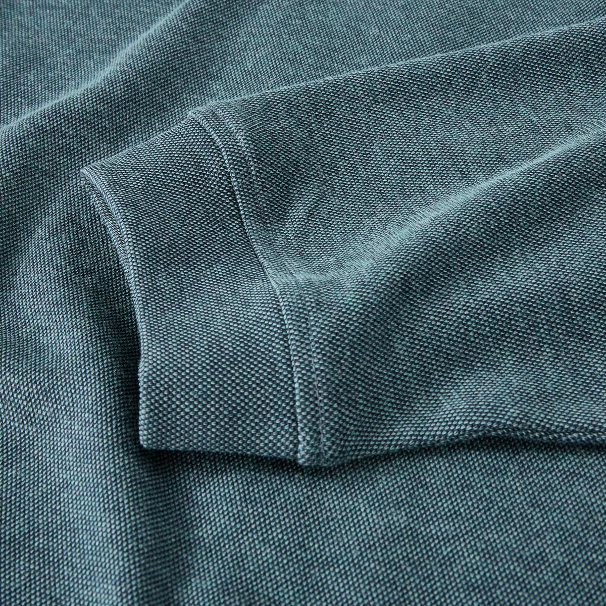 CASA MODA Pflegeleichtes Stretch-Poloshirt türkis