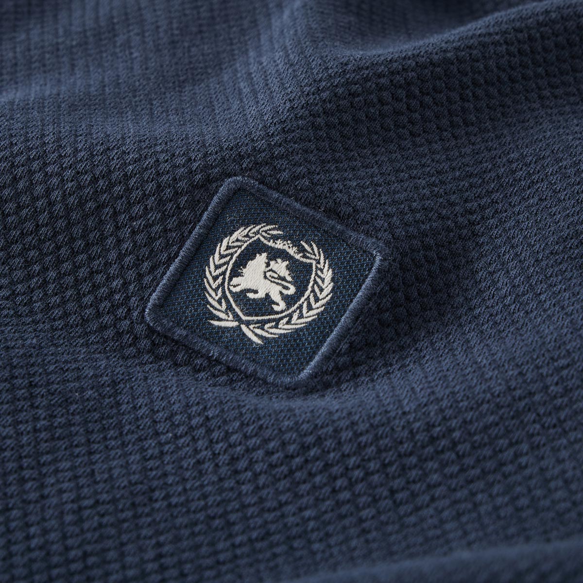 Lerros Poloshirt aus Baumwoll-Piqué blau
