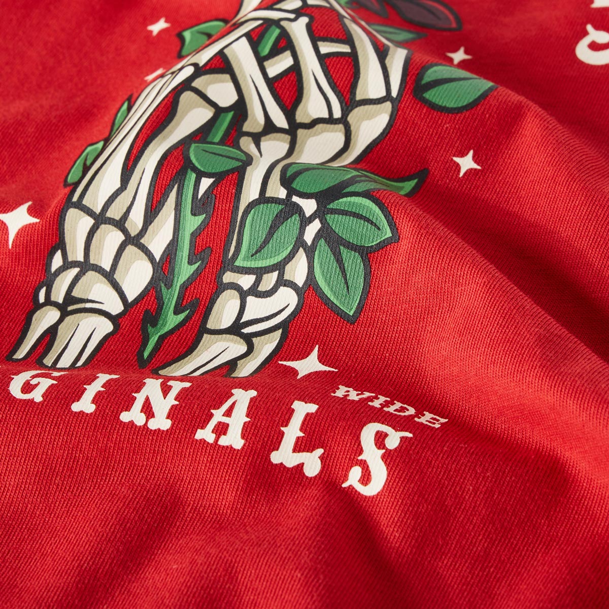 Jack&Jones T-Shirt mit Motiv-Print rot