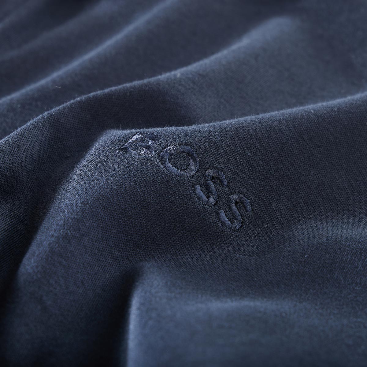 BOSS Basic-Poloshirt dunkelblau