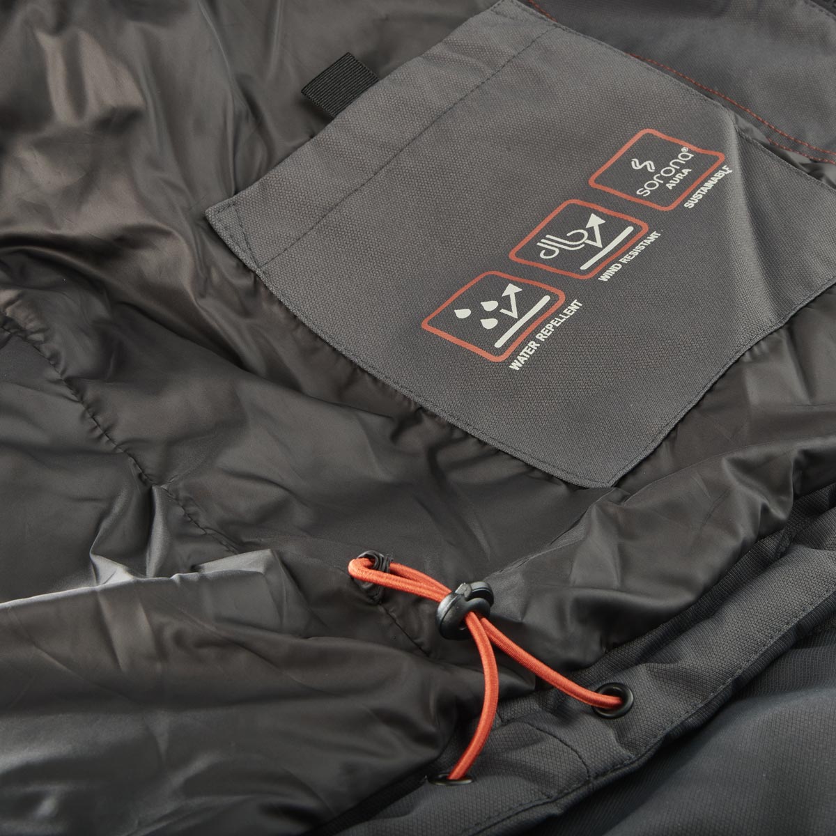 CASA MODA Wattierte Steppjacke, wasser- und windabweisend anthrazit