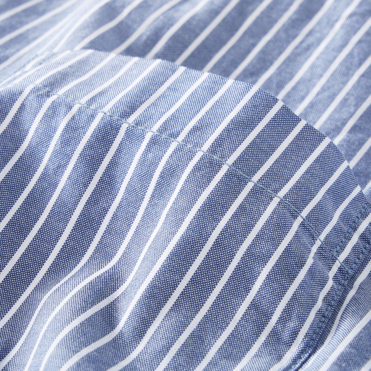 CASA MODA Freizeithemd mit Streifen blau