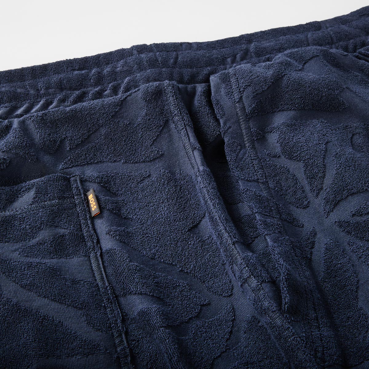 BOSS Frottee Shorts  dunkelblau