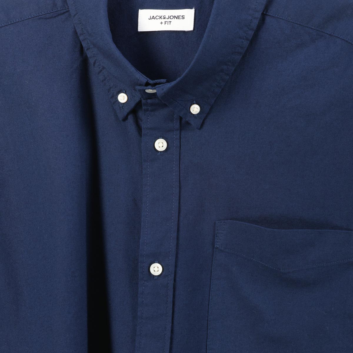 Jack&Jones Freizeithemd mit Elasthan blau