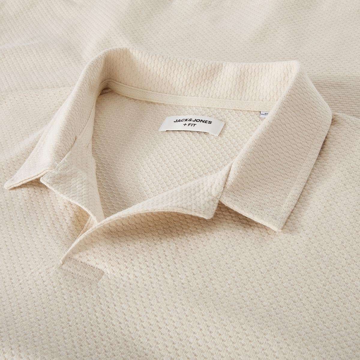 Jack&Jones Strick-Poloshirt beige