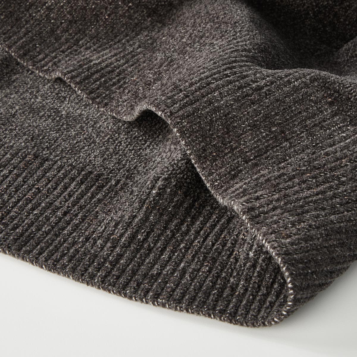 Hajo Sweatshirt aus weicher Chenille anthrazit