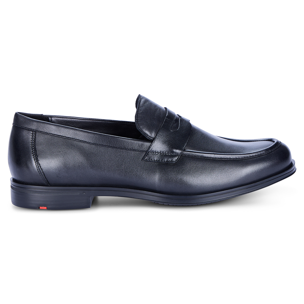 Lloyd Slipper "Kairo" aus Glattleder, extraweit schwarz