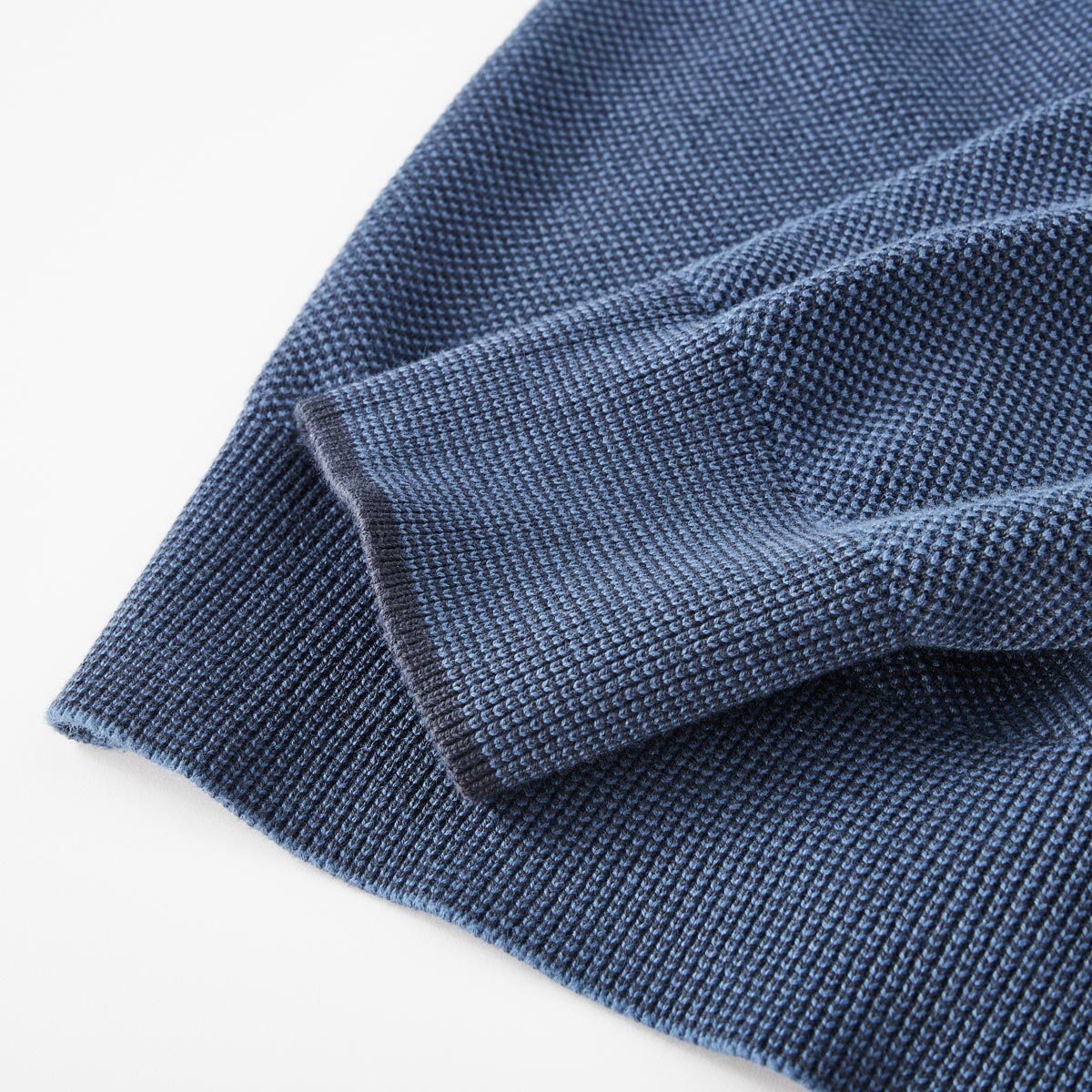Lerros Pullover mit Troyerkragen blau