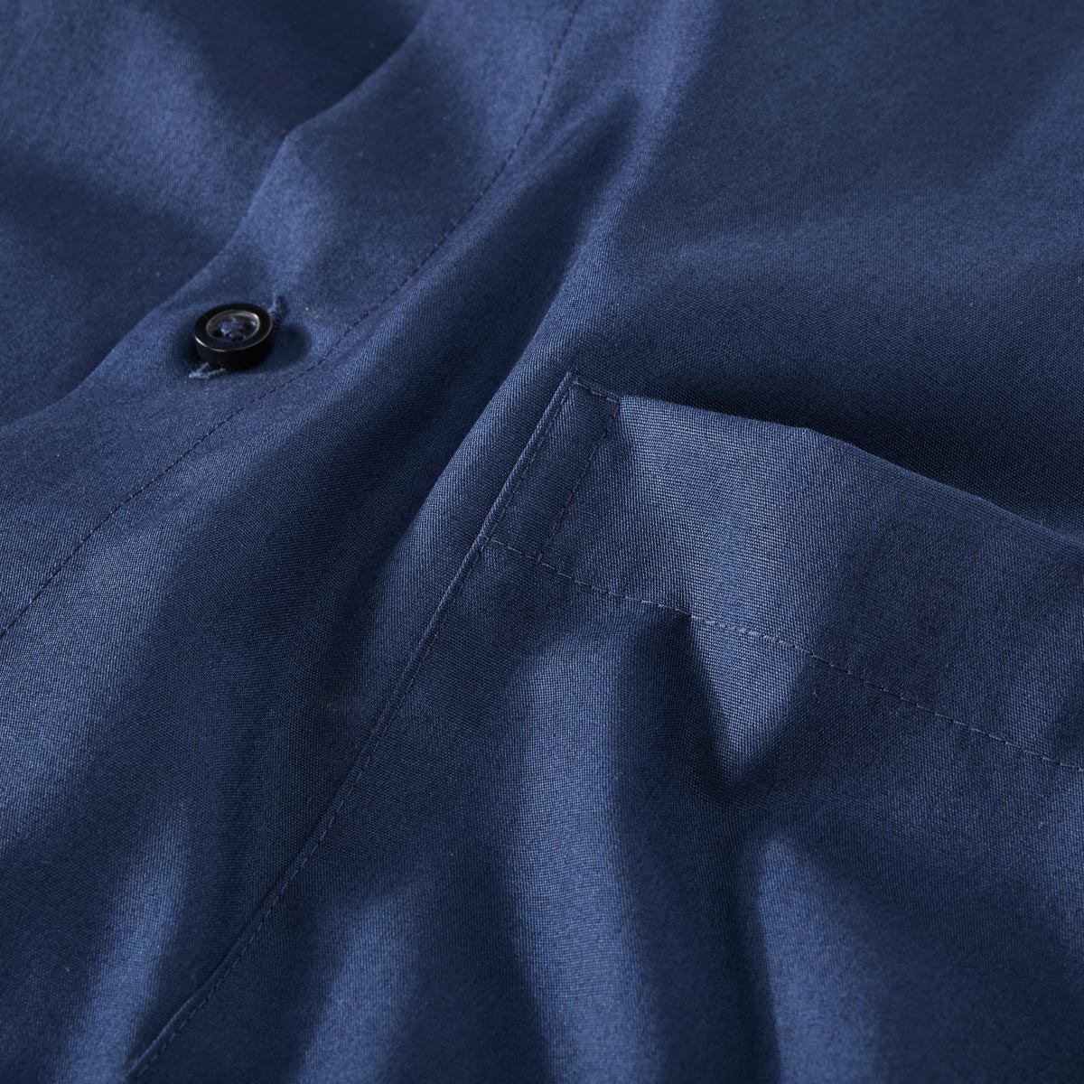 CASA MODA Businesshemd aus Baumwolle jeansblau