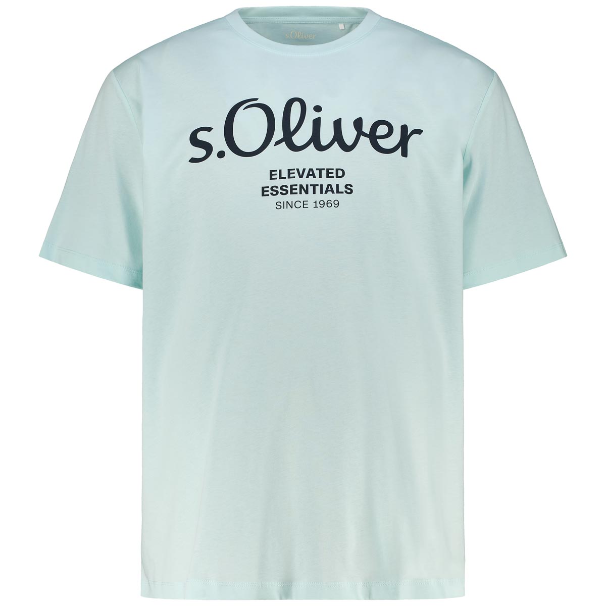 T-Shirt mit Label-Print