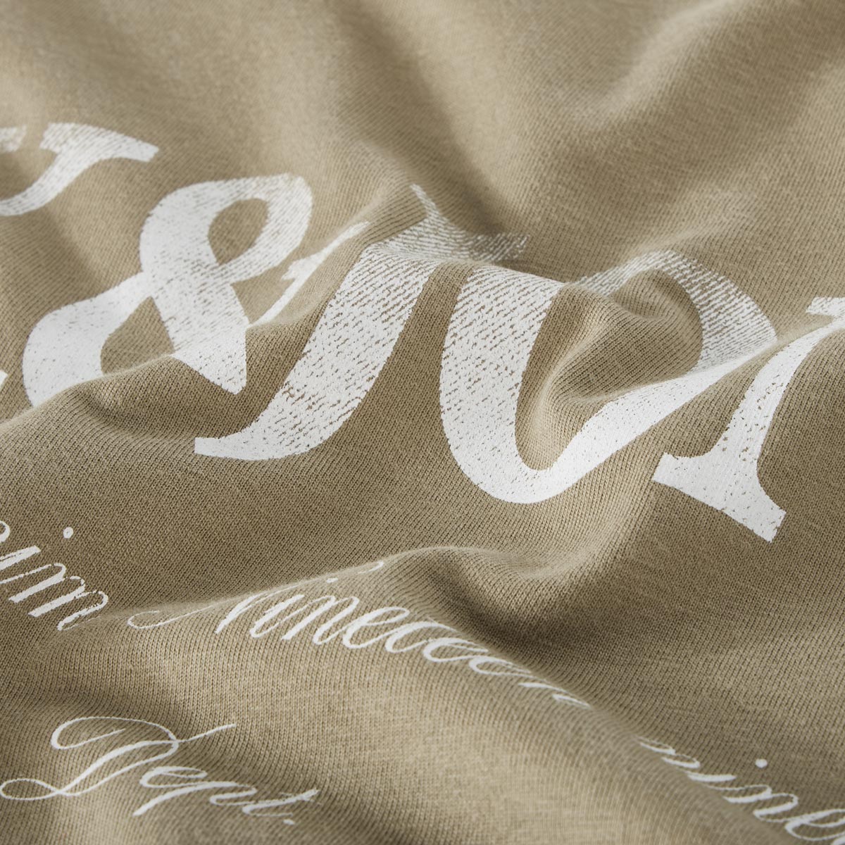 Jack&Jones T-Shirt mit Label-Print oliv